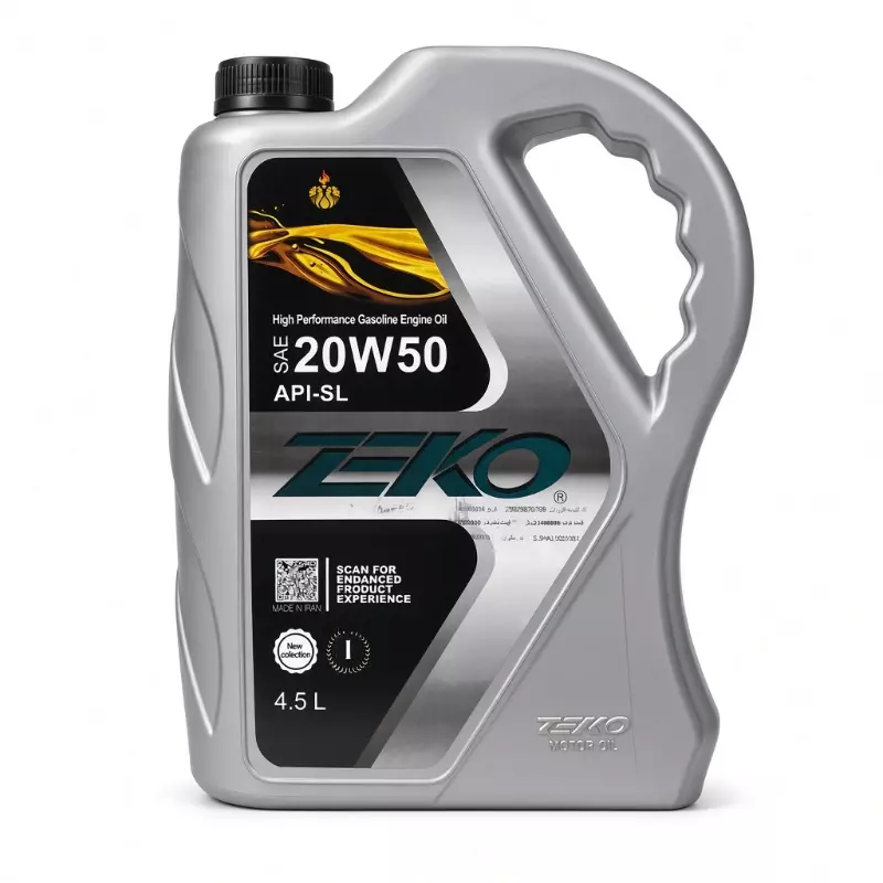روغن موتور 4.5 لیتری زیکو Zeko 20W-50 SL