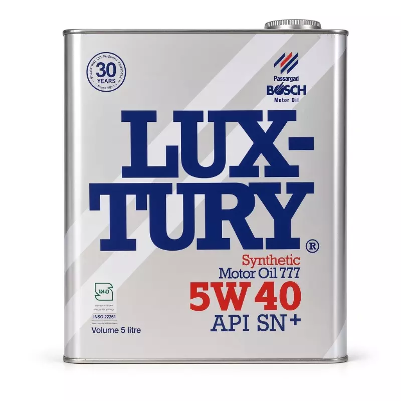 روغن موتور بوش لاكچرى Bosch Luxury 5W-40 SN Plus